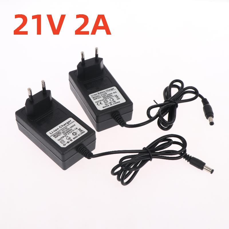 Outdoor Power Solutions - 1Pcs 21V Lithium Battery Charger Smart