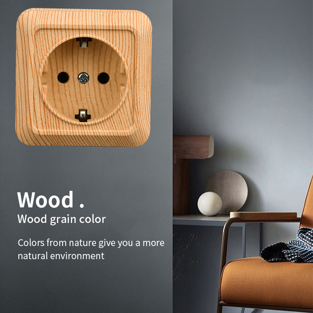 WESA Wood Wall Surface Socket  - Outdoor Power Solutions recension och pris