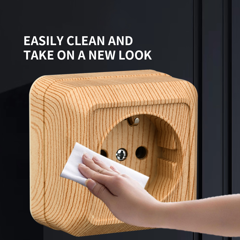 WESA Wood Wall Surface Socket  - Outdoor Power Solutions recension och pris