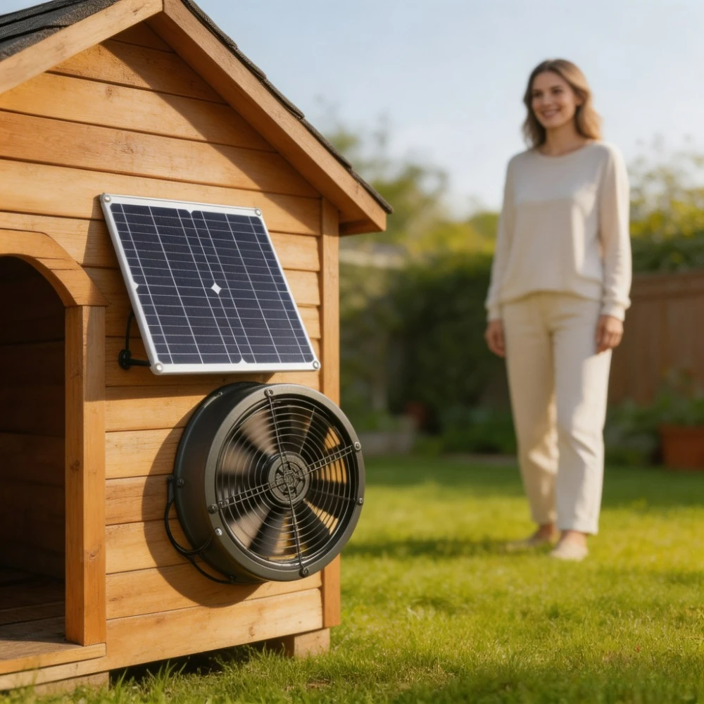 25W Solar Panel Powered Vent F - Outdoor Power House recension och pris
