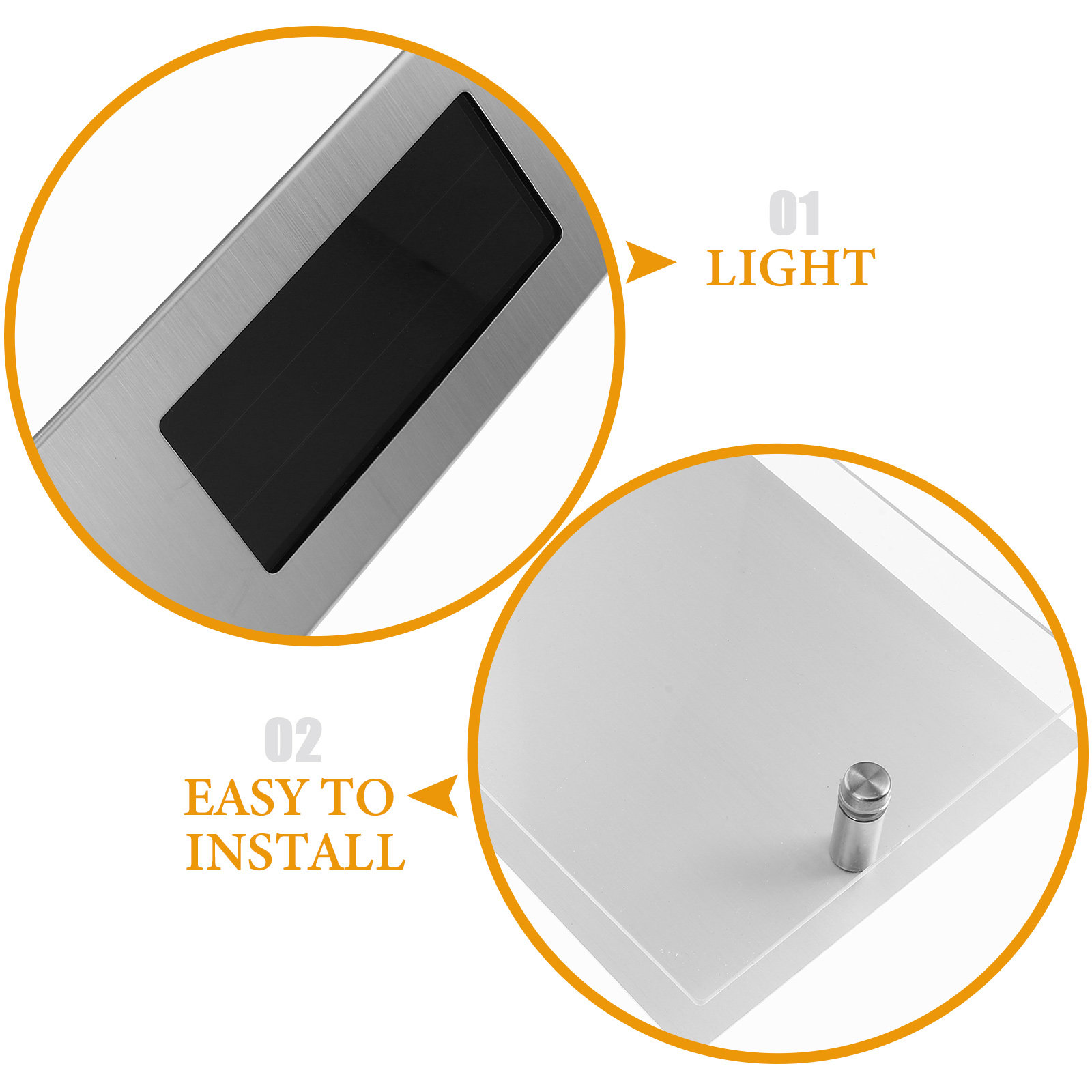 Solar Doorplate Lamp Stainless - Outdoor Power House recension och pris