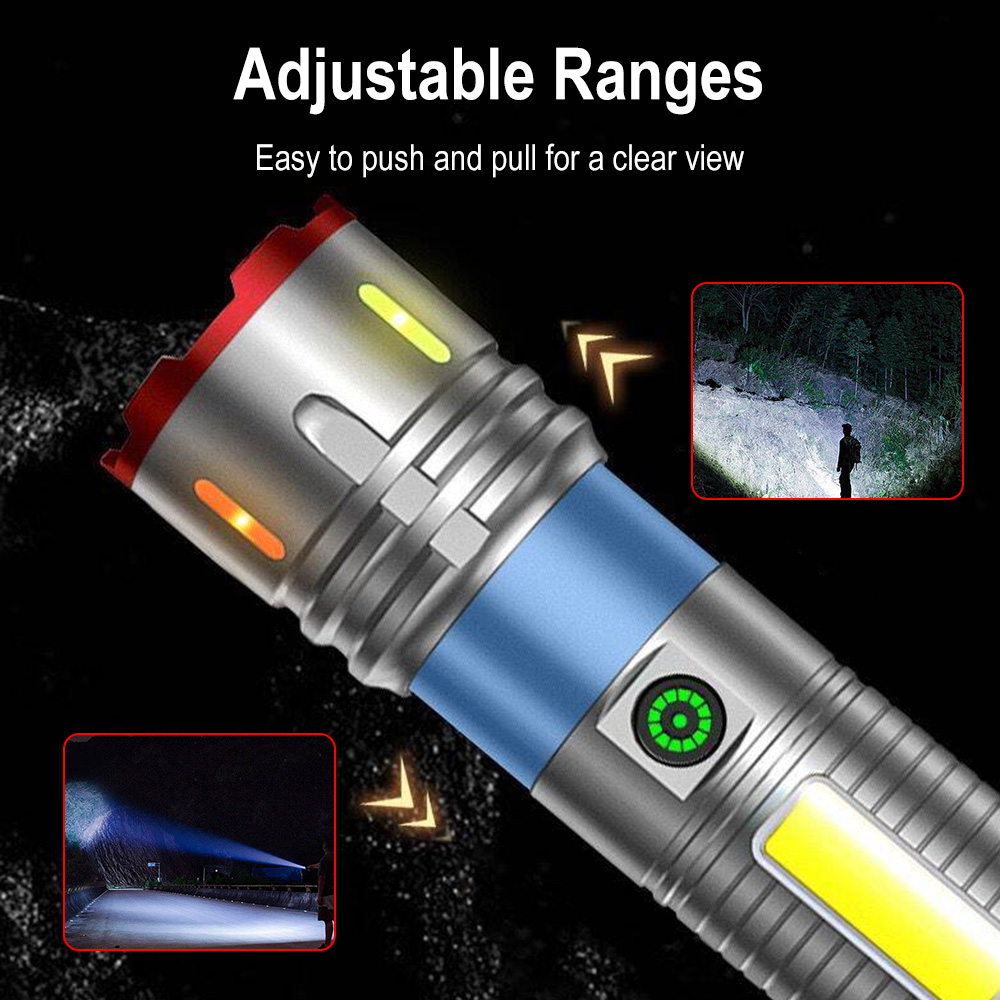 BORUiT Zoomable LED Flashlight - Outdoor Power Meter Bike recension och pris
