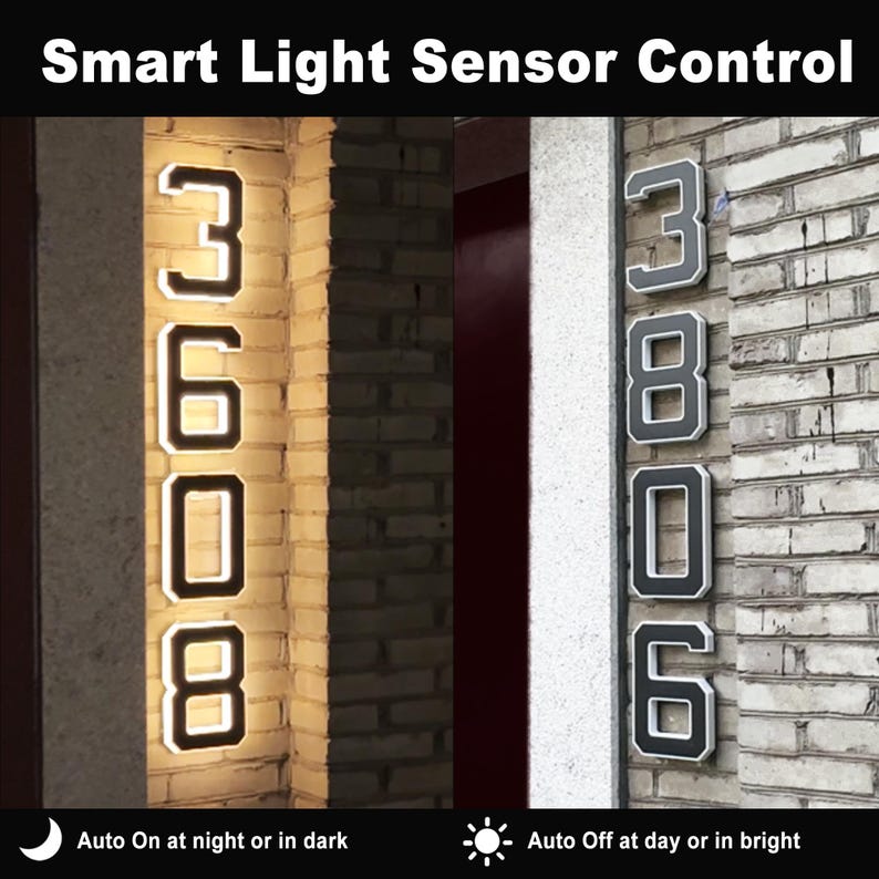 Solar LED House Number Sign Wa - Outdoor Power House recension och pris