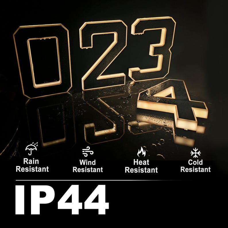 Solar LED House Number Sign Wa - Outdoor Power House recension och pris