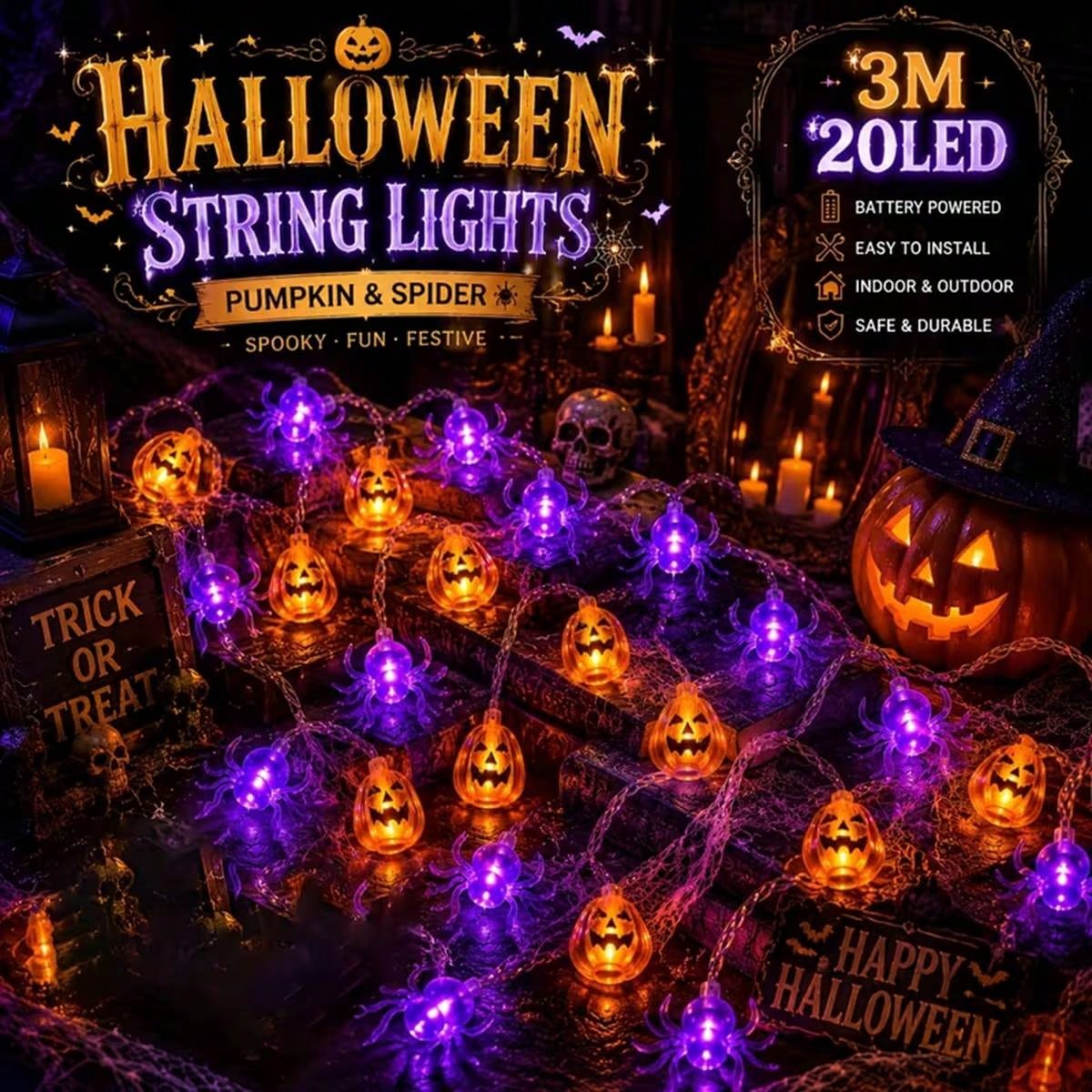 1PC Halloween Pumpkin 10/20 LE - Outdoor Power House recension och pris