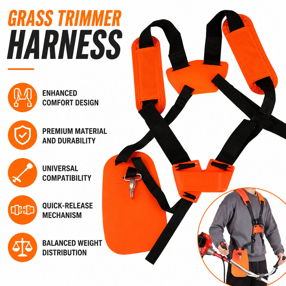 Double Shoulder Strap Lawn Mow - Brush Cutter Strap recension och pris