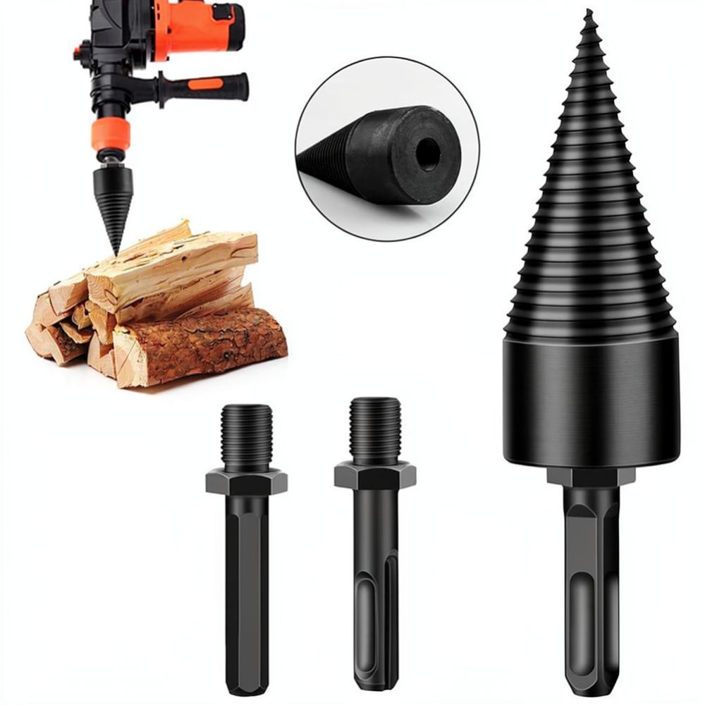 Durable Steel Firewood Drill B - Log Splitter Electric recension och pris