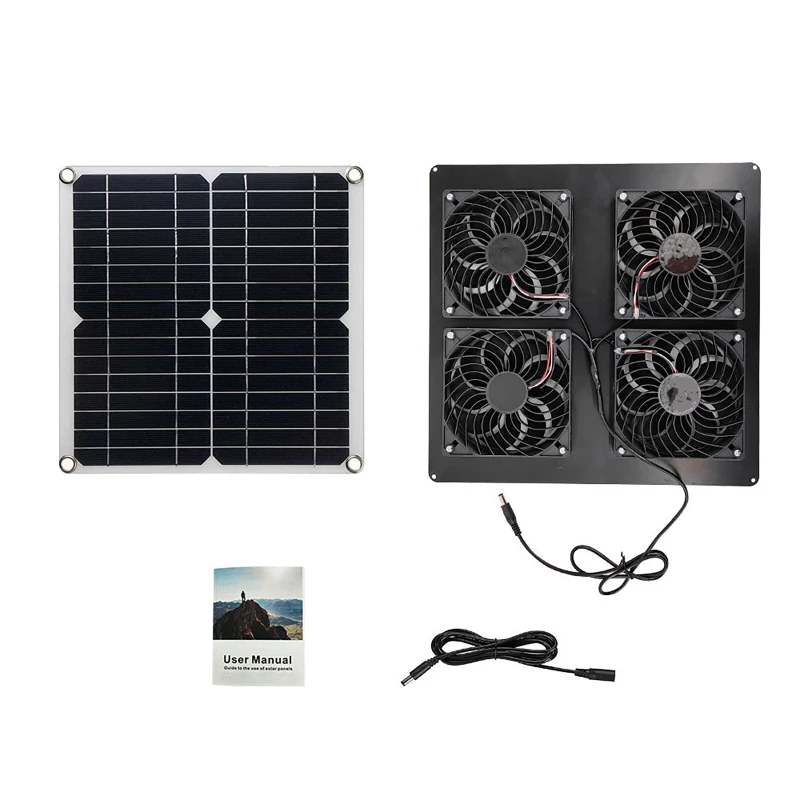 100W Solar Panel Exhaust Fan A - Outdoor Power House recension och pris
