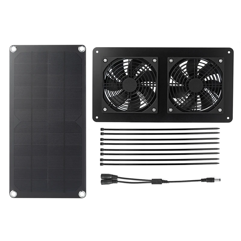 100W Solar Panel Exhaust Fan A - Outdoor Power House recension och pris