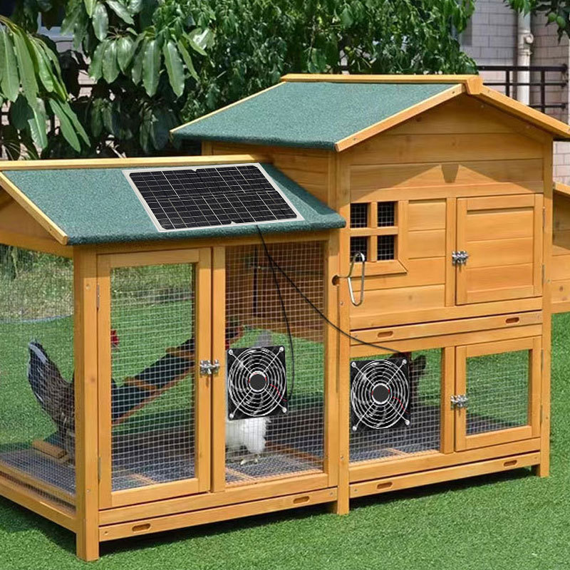 15W Solar Powered Dual Cooling - Outdoor Power House recension och pris