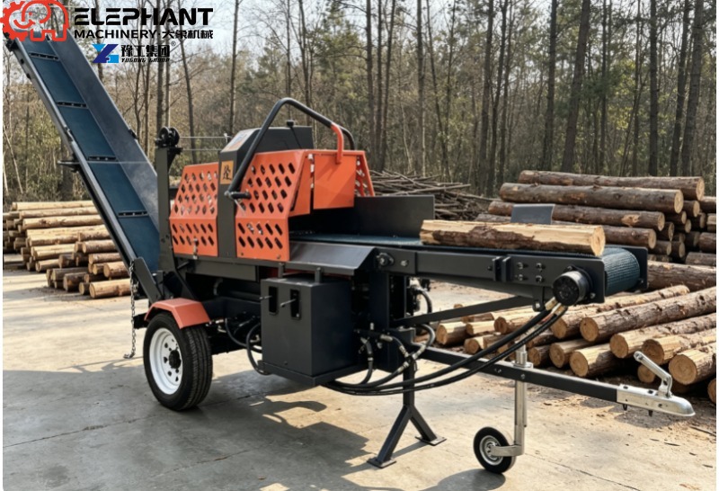 Portable 10 Ton Hydraulic Wood - Log Splitter Electric recension och pris