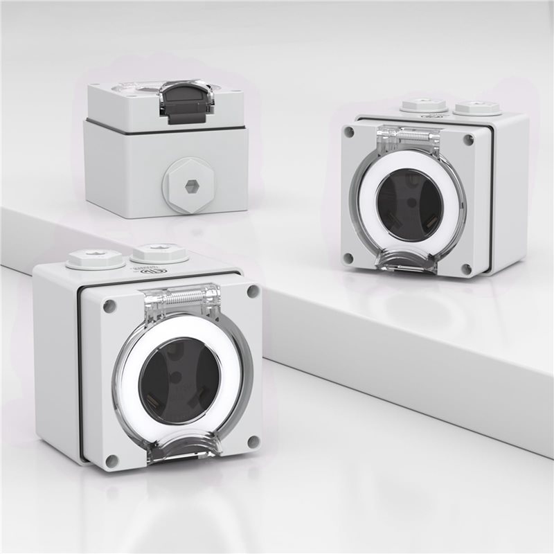 B62B-2X 30Amp Power Outlet Box - Outdoor Power Receptacle recension och pris